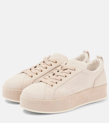 Plateau-Sneakers H681 aus Veloursleder | Hogan