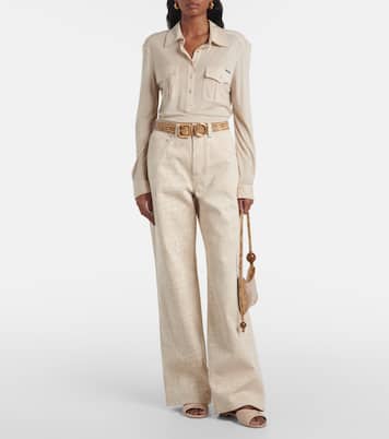 Piruaflat 10 suede sandals | Manolo Blahnik