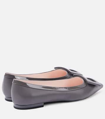 Gommettine leather ballet flats | Roger Vivier