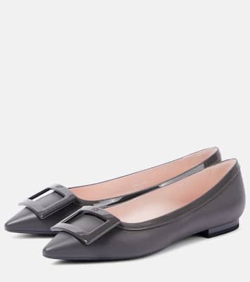 Gommettine leather ballet flats | Roger Vivier