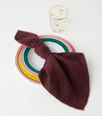 Set de 4 serviettes de table en lin | Once Milano