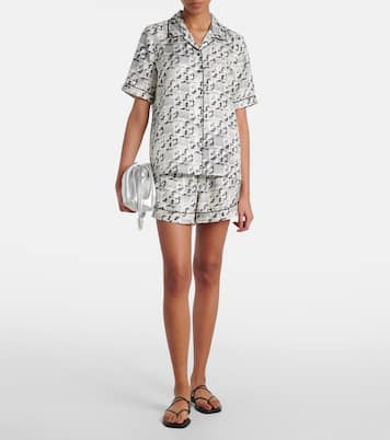 Bedrucktes Hemd aus Seide | Tory Burch