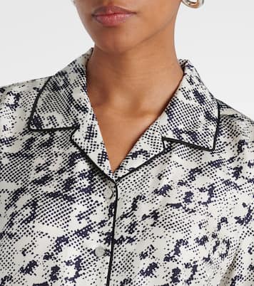 Bedrucktes Hemd aus Seide | Tory Burch