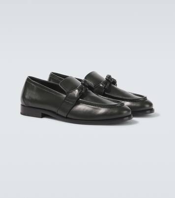 Astaire leather loafers | Bottega Veneta