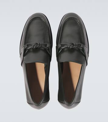 Astaire leather loafers | Bottega Veneta