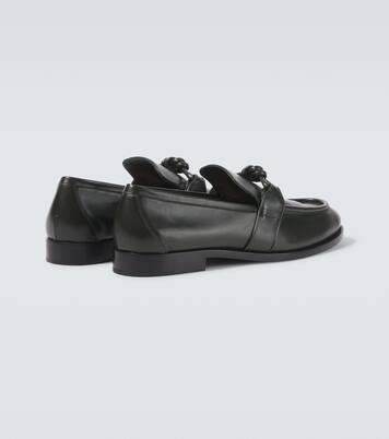 Astaire leather loafers | Bottega Veneta