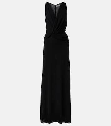 Twisted Halter gathered ruched gown | Christopher Esber