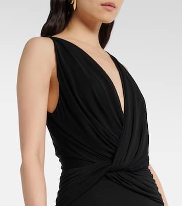 Twisted Halter gathered ruched gown | Christopher Esber