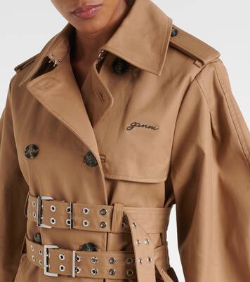 Cotton trench coat | Ganni