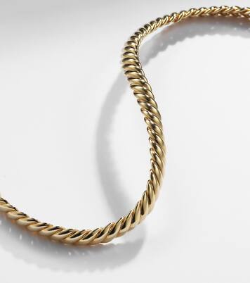 Choker Sculpted Cable en or 18 ct | David Yurman
