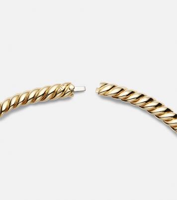 Choker Sculpted Cable en or 18 ct | David Yurman