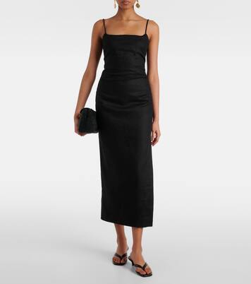 Midikleid aus Leinen | SIR