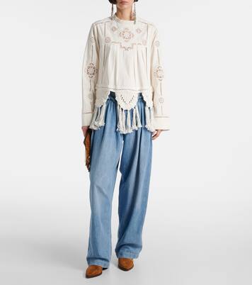 High-Rise Wide-Leg Jeans Inaya | Isabel Marant