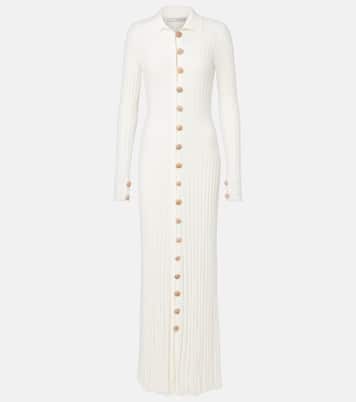 Robe longue Sundial Shell en coton mélangé | Christopher Esber