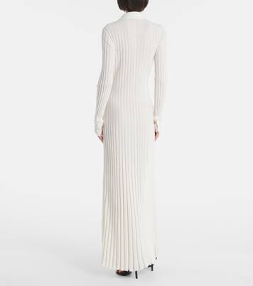 Robe longue Sundial Shell en coton mélangé | Christopher Esber