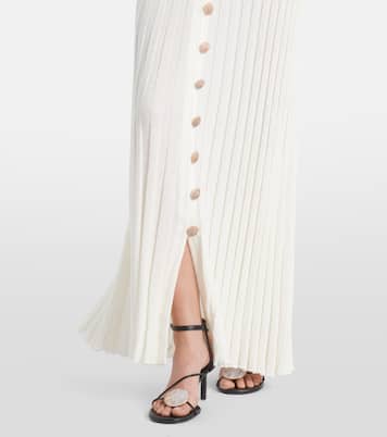 Robe longue Sundial Shell en coton mélangé | Christopher Esber