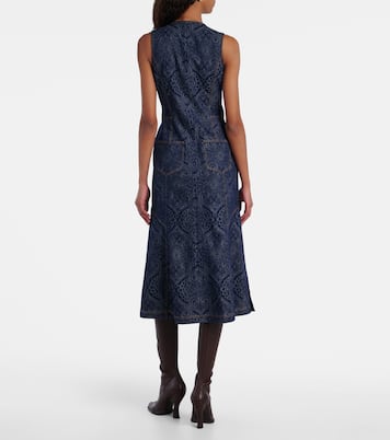 Bedrucktes Midikleid aus Denim | Etro