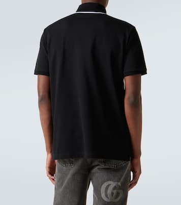 Polo en coton mélangé à logo | Gucci