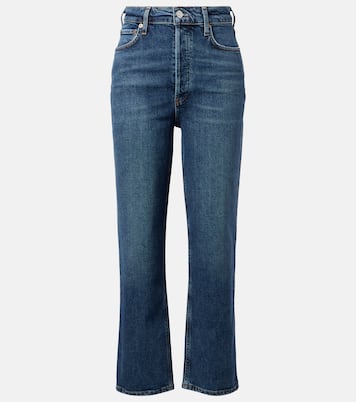 Straight Jeans '90s Pinch Waist Crop | Agolde