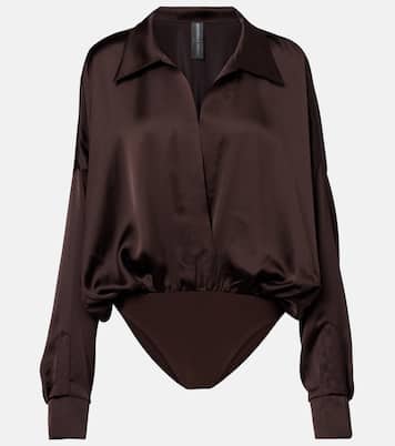 Satin bodysuit | Norma Kamali
