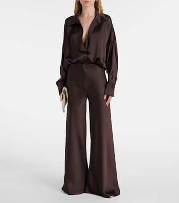 Satin bodysuit | Norma Kamali