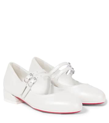 Mary-Jane-Ballerinas Jane Fille aus Leder | Christian Louboutin Kids
