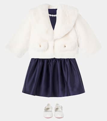 Mary-Jane-Ballerinas Jane Fille aus Leder | Christian Louboutin Kids