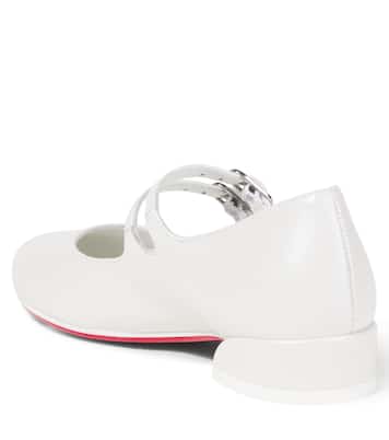 Mary-Jane-Ballerinas Jane Fille aus Leder | Christian Louboutin Kids