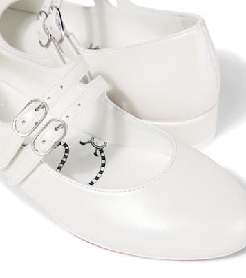 Mary-Jane-Ballerinas Jane Fille aus Leder | Christian Louboutin Kids
