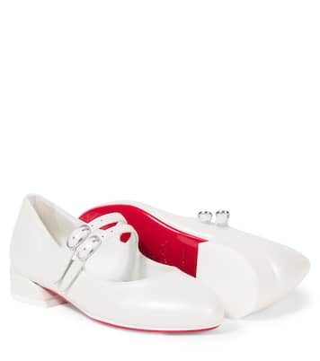 Mary-Jane-Ballerinas Jane Fille aus Leder | Christian Louboutin Kids