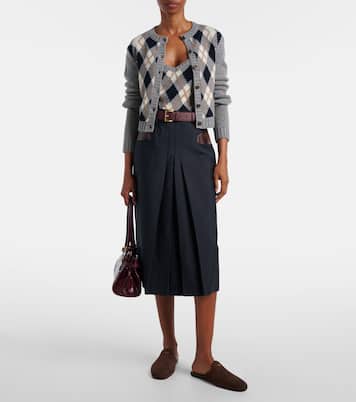 Cropped-Top aus Kaschmir | Prada