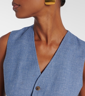 Chaleco de sarga de lino y algodón | Polo Ralph Lauren