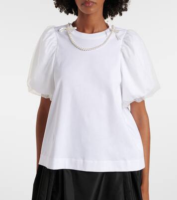 Verziertes T-Shirt aus Baumwolle | Simone Rocha