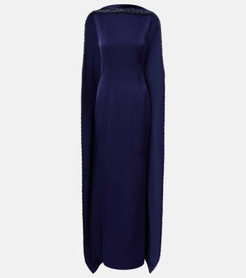 Verzierte Robe aus Crêpe | Roland Mouret