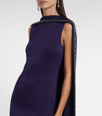Verzierte Robe aus Crêpe | Roland Mouret