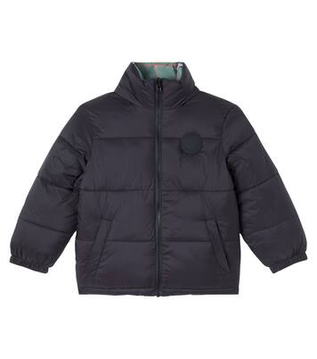 Checked reversible puffer jacket | Stella McCartney Kids
