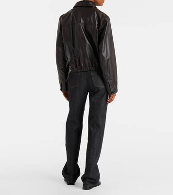 Jeans rectos de tiro alto | Lemaire