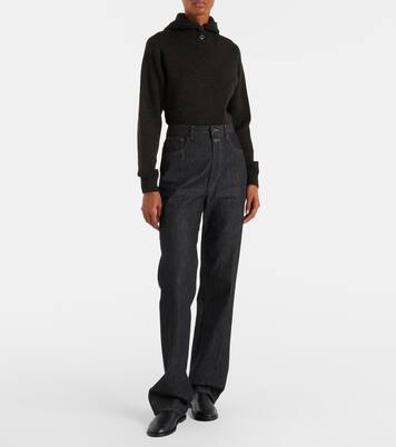 Jeans rectos de tiro alto | Lemaire