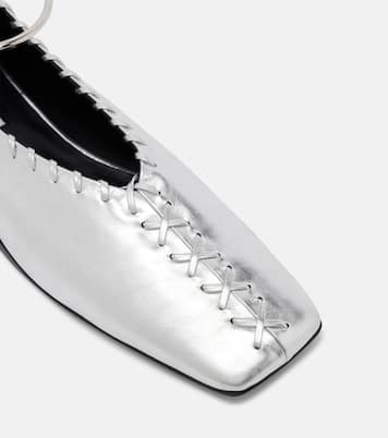 Leather ballet flats | Jil Sander