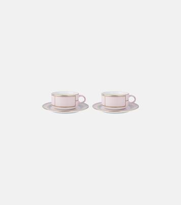 Set de 2 tasses à expresso et soucoupes Diva  | Ginori 1735