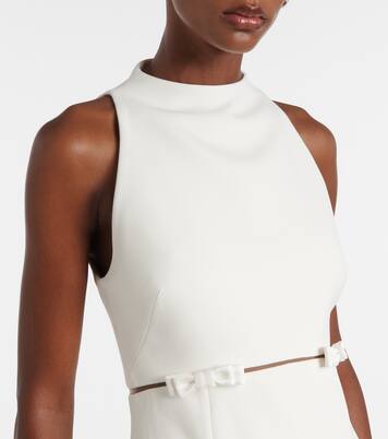 Bridal - Abito lungo Jalie in crêpe con fiocco | Safiyaa