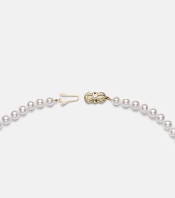 18kt gold necklace with pearls | Mikimoto
