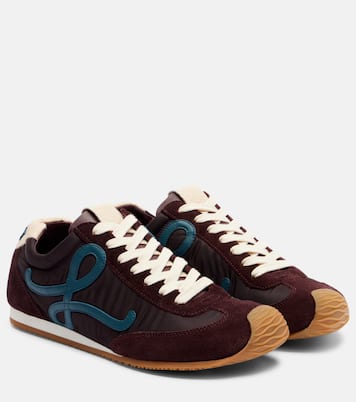 Flow Runner 2.0 suede-trimmed sneakers | Loewe