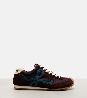 Flow Runner 2.0 suede-trimmed sneakers | Loewe