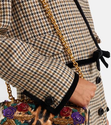 Veste en laine vierge à carreaux | Valentino