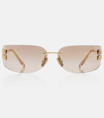 Ovale Sonnenbrille | Miu Miu