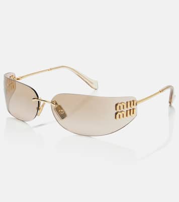 Ovale Sonnenbrille | Miu Miu