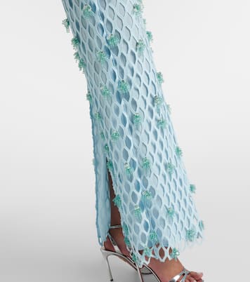 Bustier-Robe Iridessa mit Pailletten | Simkhai