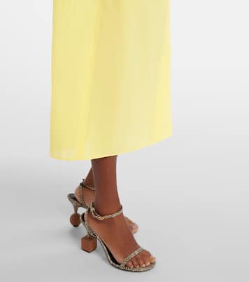 Midikleid Drap aus Popeline | Jacquemus