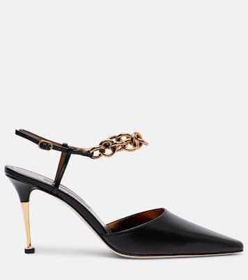 Detana 90 leather slingback pumps | Manolo Blahnik